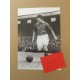 Signed card of Johnny Morris (plus Image) the Manchester United footballer.